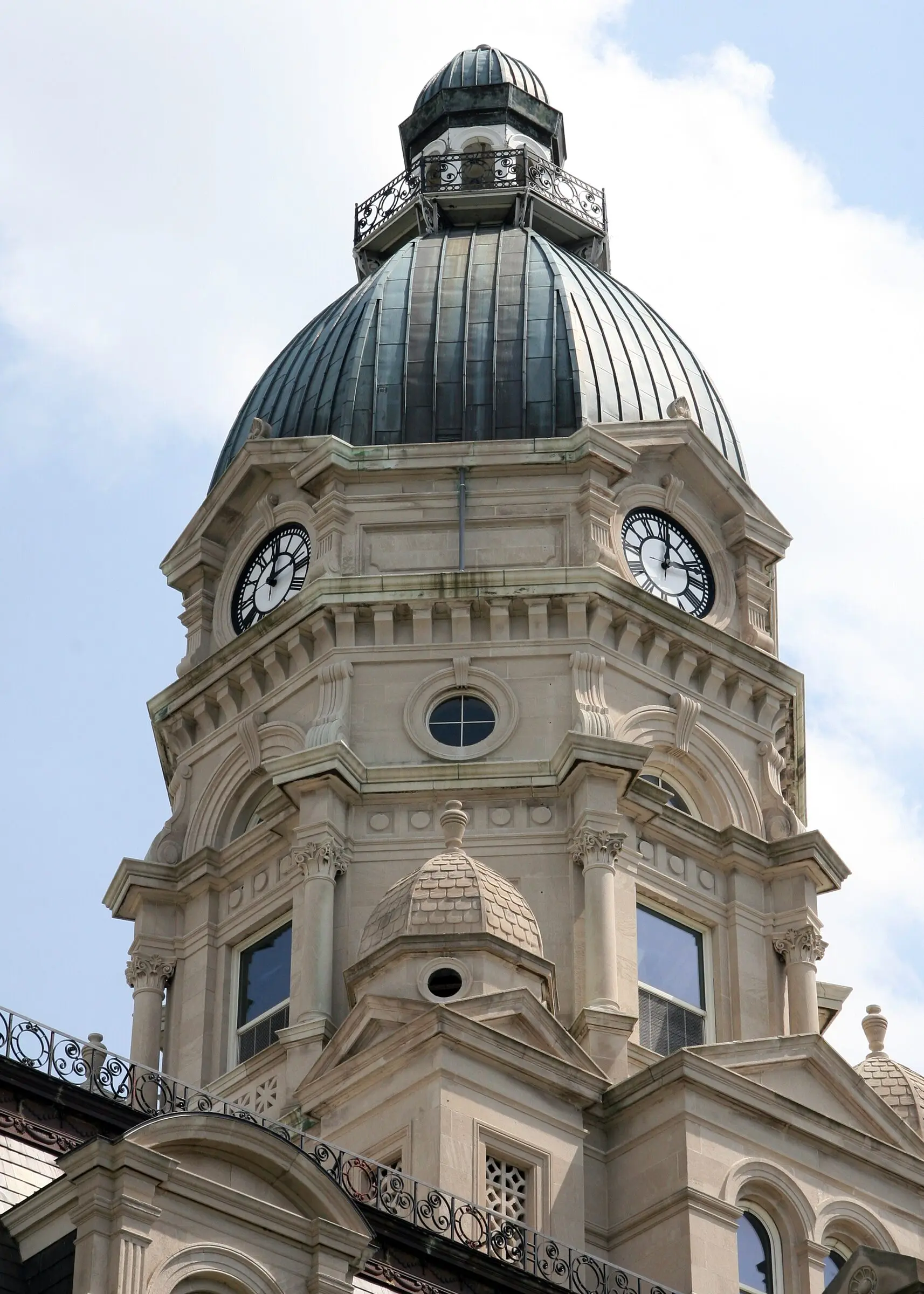 Vigo County Courthouse dome, Terre Haute